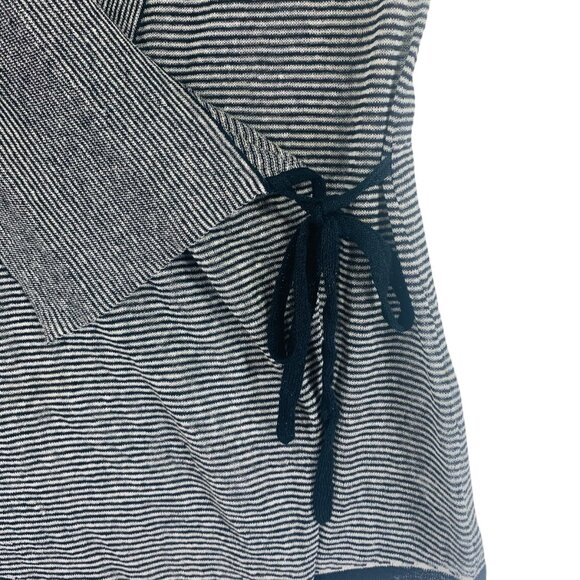 Drape Knit sleeveless vest Black/Gray/Short Sleeve Wrap Jacket Shawl Tristan - Picture 12 of 15